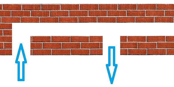 réalisation de ventilation pour sécher un mur humide avec des ouvertures et des grilles scellées de ventilation